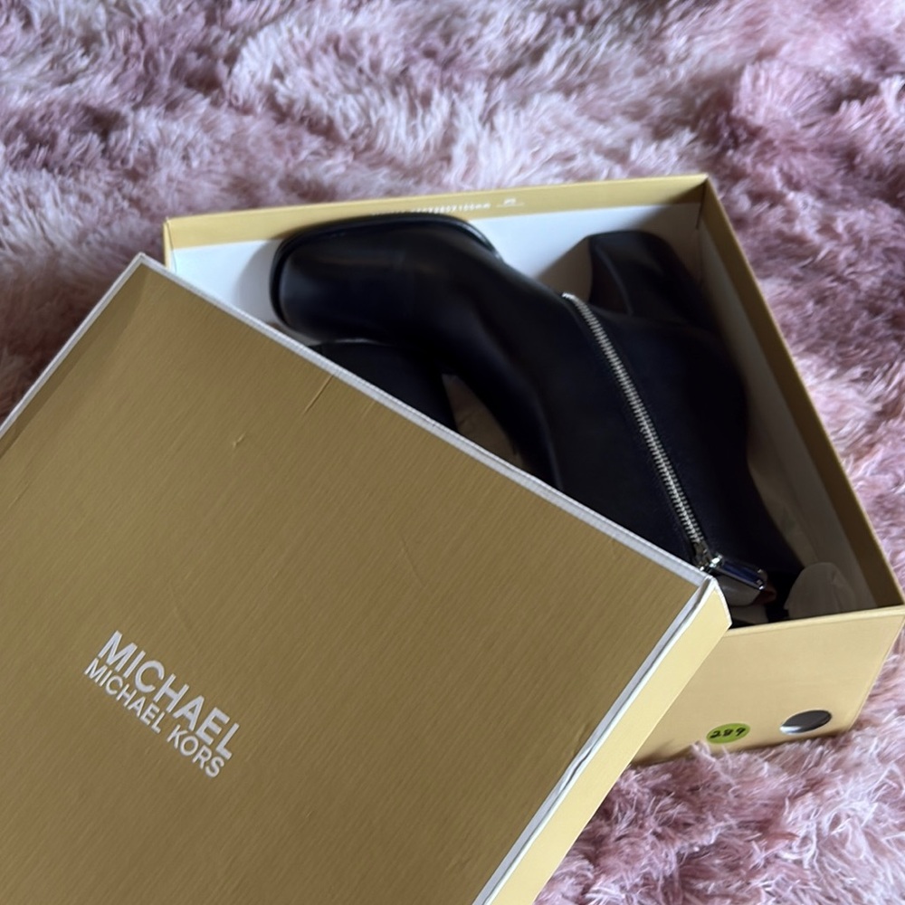 Michael Kors Black Ankle Boots - Picture 3 of 6